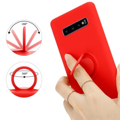 Samsung Galaxy S10 PLUS Suojakuori Kotelo (Punainen)