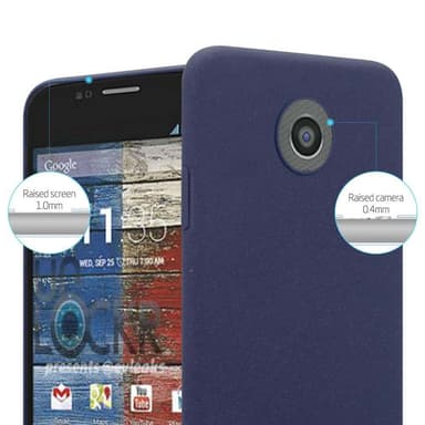 Motorola MOTO G2 Suojakuori Kotelo Case (Sininen)