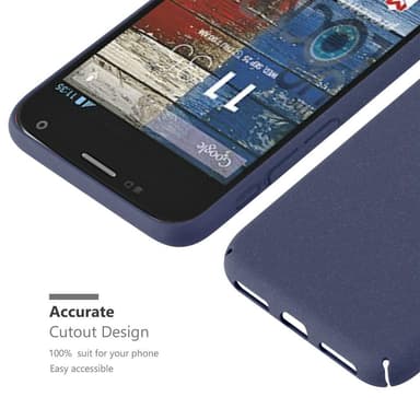 Motorola MOTO G2 Suojakuori Kotelo Case (Sininen)