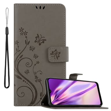 Samsung Galaxy A03s Suojakuori Lompakkokotelo (harmaa)
