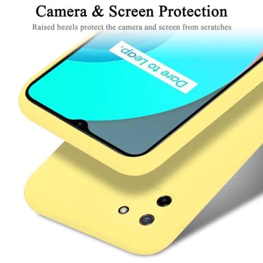 Realme C11 2020 Suojakuori Kotelo Case (Keltainen)