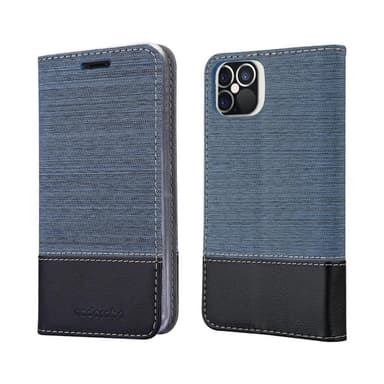 iPhone 12 / 12 PRO Suojakuori Lompakkokotelo (Sininen)