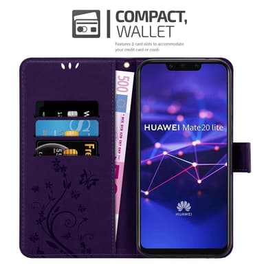 Huawei MATE 20 LITE Suojakuori Lompakkokotelo