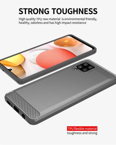 Suojakuori Samsung Galaxy A42 4G Kotelo (harmaa)