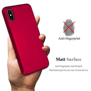 iPhone X / XS Suojakuori Kotelo Cover (Punainen)