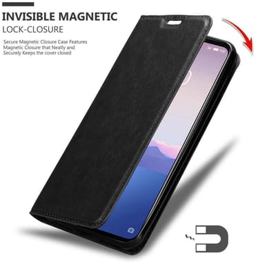 MEIZU 16S Suojakuori Lompakkokotelo (Musta)