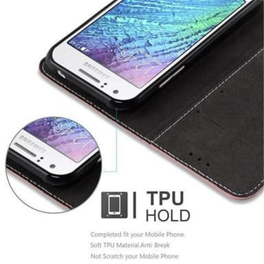 Samsung Galaxy J1 2015 Suojakuori (Vaaleanpunainen)
