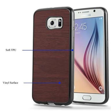 Samsung Galaxy S6 Suojakuori Kotelo (Ruskea)