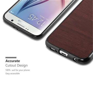 Samsung Galaxy S6 Suojakuori Kotelo (Ruskea)