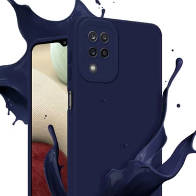 Samsung Galaxy A12 / M12 Suojakuori Kotelo (Sininen)