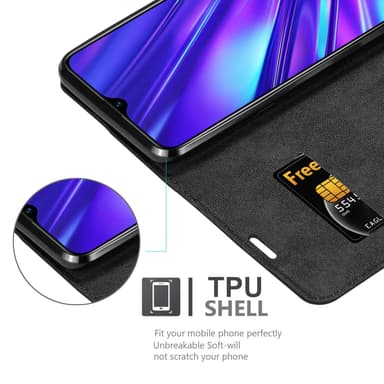 Realme 5 / 5i / 6i / C3 Suojakuori Lompakkokotelo