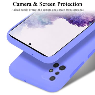 Samsung Galaxy A71 4G Suojakuori Kotelo (Violetti)