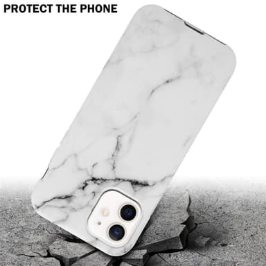 iPhone 12 PRO MAX Suojakuori Lompakkokotelo (Valkoinen)