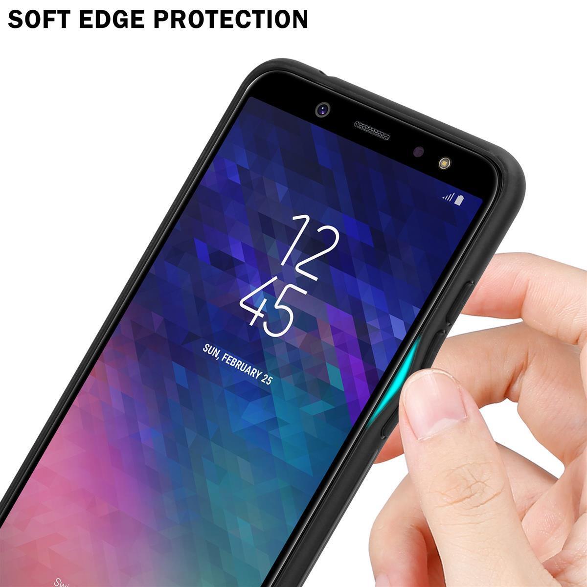 Suojakuori Samsung Galaxy A6 2018 Kotelo (Musta)