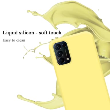 Oppo FIND X3 LITE Suojakuori Kotelo (Keltainen)