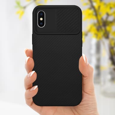 iPhone XS MAX Suojakuori Kotelo (Musta)