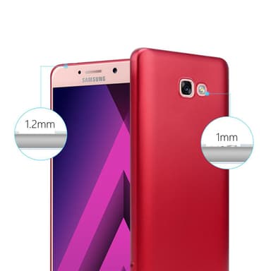 Samsung Galaxy A7 2017 Suojakuori Kotelo (Punainen)