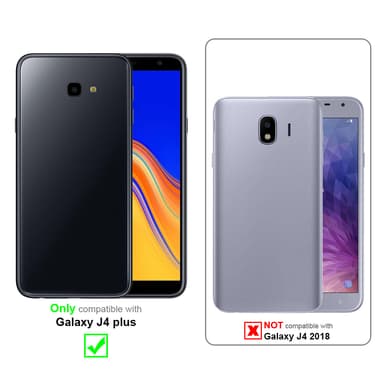 Suojakuori Samsung Galaxy J4 PLUS Kotelo (Musta)