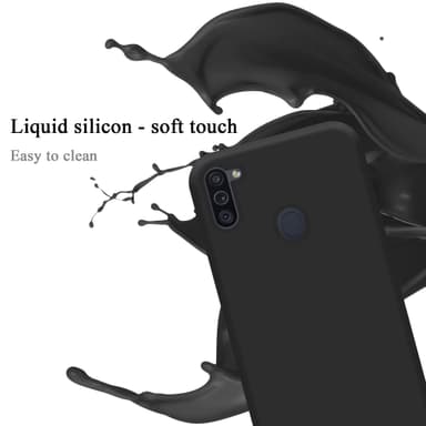 Samsung Galaxy A11 / M11 Suojakuori Kotelo (Musta)