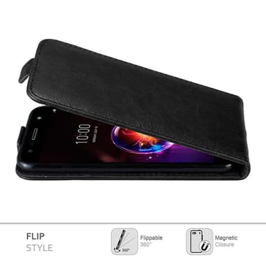 LG X POWER 3 Suojakuori Lompakkokotelo (Musta)