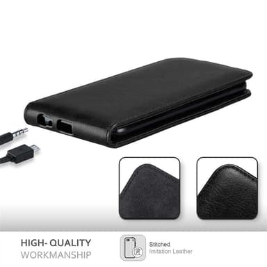 LG X POWER 3 Suojakuori Lompakkokotelo (Musta)