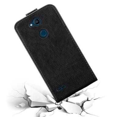 LG X POWER 3 Suojakuori Lompakkokotelo (Musta)