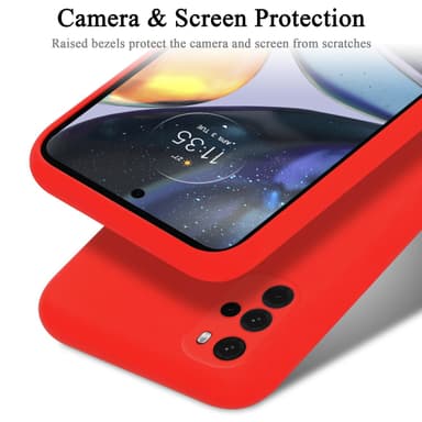 Motorola MOTO G22 Suojakuori Kotelo (Punainen)