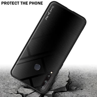 Huawei P40 LITE E Suojakuori Kotelo (Musta)