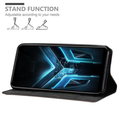 Asus ROG Phone 3 Suojakuori Lompakkokotelo (Ruskea)