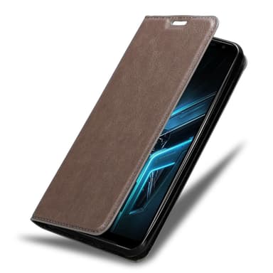 Asus ROG Phone 3 Suojakuori Lompakkokotelo (Ruskea)