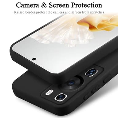 Huawei P60 Pro Suojakuori Kotelo Case (Musta)