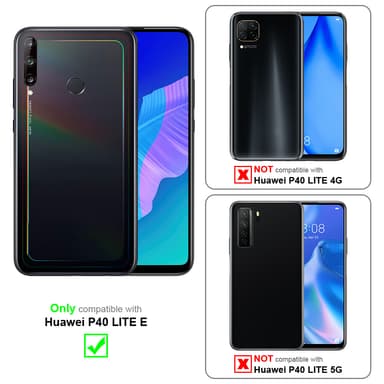 Suojakuori Huawei P40 LITE E Kotelo (Musta)