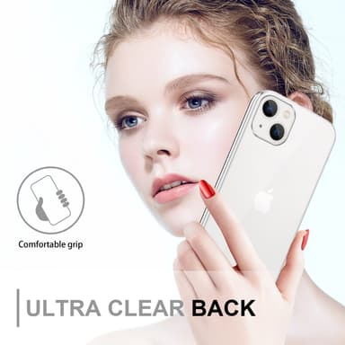 iPhone 14 PLUS Suojakuori Case Cover (Läpinäkyvä)