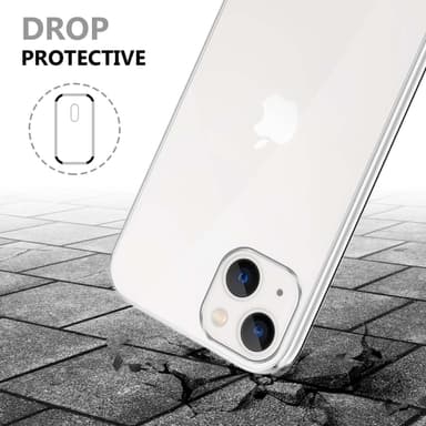 iPhone 14 PLUS Suojakuori Case Cover (Läpinäkyvä)