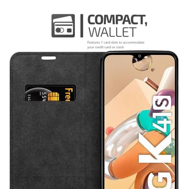 LG K41S Suojakuori Lompakkokotelo (Ruskea)