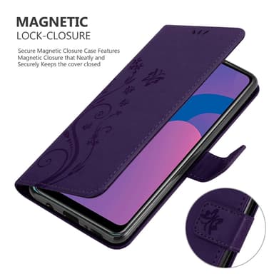 Honor 9A Suojakuori Lompakkokotelo (Violetti)