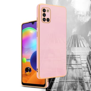 Samsung Galaxy A31 Suojakuori Cover (Vaaleanpunainen)