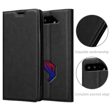 Asus ROG Phone 5 Suojakuori Lompakkokotelo (Musta)