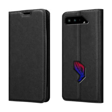 Asus ROG Phone 5 Suojakuori Lompakkokotelo (Musta)