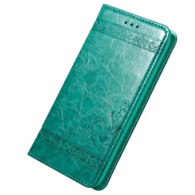 iPhone 13 Suojakuori Lompakkokotelo (Turkoosi)
