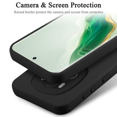 Honor Magic 6 Suojakuori Kotelo Case (Musta)