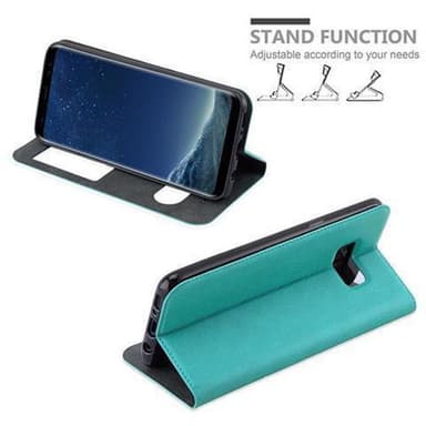 Lompakkokotelo Samsung Galaxy S8 Case (Turkoosi)