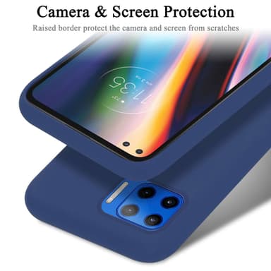 Motorola MOTO G 5G PLUS Suojakuori Kotelo (Sininen)