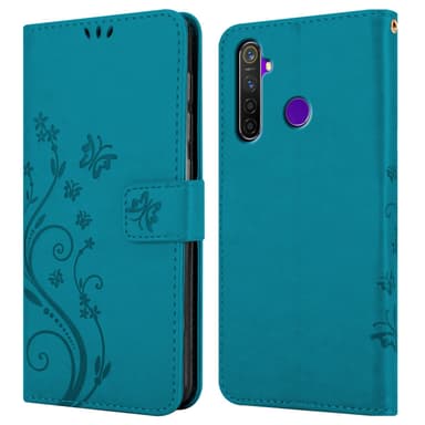 Realme 5 / 5i / 6i / C3 Suojakuori Lompakkokotelo