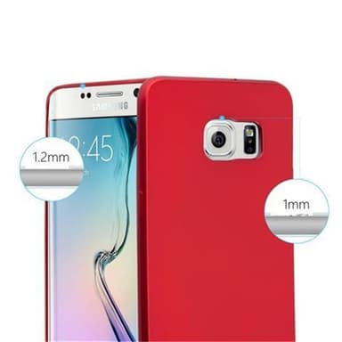 Samsung Galaxy S6 EDGE Suojakuori Kotelo (Punainen)