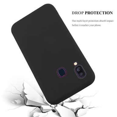 Suojakuori Samsung Galaxy A40 Kotelo (Musta)