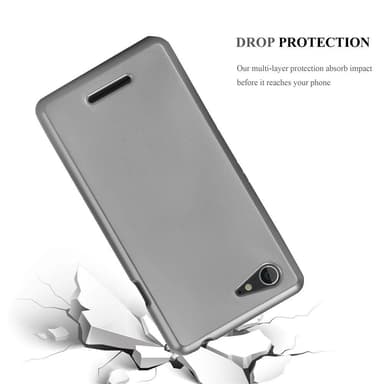 Sony Xperia E3 Suojakuori Kotelo (harmaa)