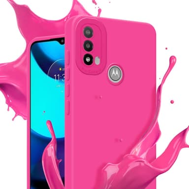 Motorola MOTO E20 Suojakuori Kotelo (Vaaleanpunainen)