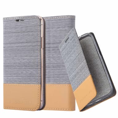 iPhone 13 PRO Suojakuori Lompakkokotelo (harmaa)