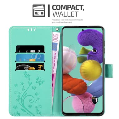 Samsung Galaxy A51 5G Suojakuori Lompakkokotelo
